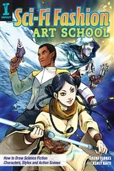 Book cover of Sci-Fi Fashion Art School by Irene Flores
