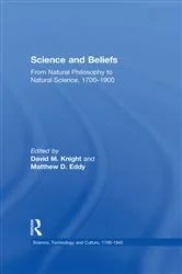 Book cover of Science and Beliefs by Matthew D. Eddy