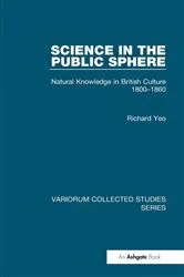 Book cover of Science in the Public Sphere by Richard Yeo