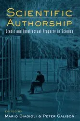 Book cover of Scientific Authorship by Mario Biagioli