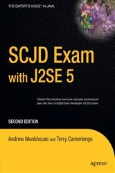 Book cover of SCJD Exam with J2SE 5 (2nd ed.) by Andrew Monkhouse