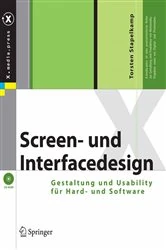 Book cover of Screen- und Interfacedesign by Torsten Stapelkamp