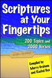 Book cover of Scriptures at Your Fingertips by Merry Graham