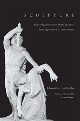 Book cover of Sculpture by Johann Gottfried Herder