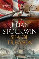 Book cover of Sea of Treason by Julian Stockwin