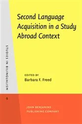 Book cover of Second Language Acquisition in a Study Abroad Context by Barbara F. Freed
