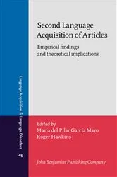 Book cover of Second Language Acquisition of Articles by Unknown