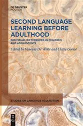 Book cover of Second Language Learning Before Adulthood by Unknown