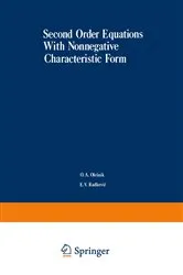 Book cover of Second-Order Equations With Nonnegative Characteristic Form by O. Oleinik