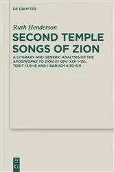 Book cover of Second Temple Songs of Zion by Ruth Henderson