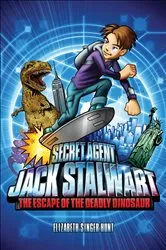Book cover of Secret Agent Jack Stalwart: Book 1: Escape of the Deadly Dinosaur: USA by Elizabeth Singer Hunt