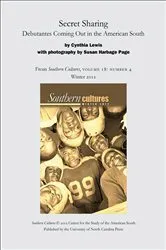 Book cover of Secret Sharing: Debutantes Coming Out in the American South by Cynthia Lewis