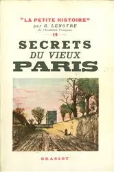 Book cover of Secrets du vieux Paris by Unknown
