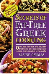 Book cover of Secrets of Fat-free Greek Cooking by Elaine Gavalas
