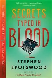 Book cover of Secrets Typed in Blood by Stephen Spotswood