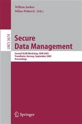 Book cover of Secure Data Management by Willem Jonker