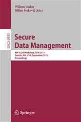 Book cover of Secure Data Managment by Willem Jonker