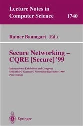 Book cover of Secure Networking - CQRE (Secure) '99 by Rainer Baumgart