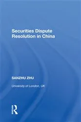 Book cover of Securities Dispute Resolution in China by Unknown