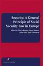 Book cover of Security: A General Principle of Social Security Law in Europe by Unknown