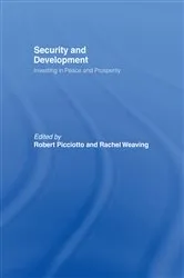 Book cover of Security and Development by Robert Picciotto