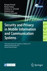 Book cover of Security and Privacy in Mobile Information and Communication Systems by Ramjee Prasad