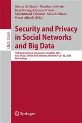 Book cover of Security and Privacy in Social Networks and Big Data by Mousa Al-kfairy