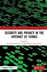 Book cover of Security and Privacy in the Internet of Things by Syed Rameem Zahra