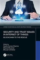 Book cover of Security and Trust Issues in Internet of Things by Sudhir Kumar Sharma