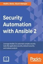 Book cover of Security Automation with Ansible 2 by Madhu Akula