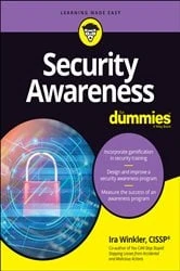 Book cover of Security Awareness For Dummies by Ira Winkler