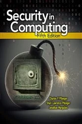 Book cover of Security in Computing (5th ed.) by Charles P. Pfleeger