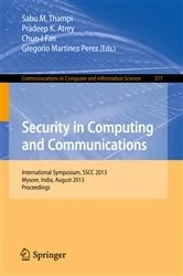 Book cover of Security in Computing and Communications by Sabu M Thampi