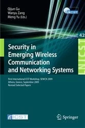 Book cover of Security in Emerging Wireless Communication and Networking Systems by Qijun Gu