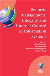 Book cover of Security Management, Integrity, and Internal Control in Information Systems by Steve Furnell