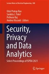Book cover of Security, Privacy and Data Analytics by Udai Pratap Rao