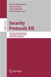 Book cover of Security Protocols XIX by Bruce Christianson