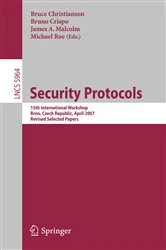 Book cover of Security Protocols by Bruce Christianson