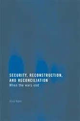 Book cover of Security, Reconstruction, and Reconciliation by Muna Ndulo