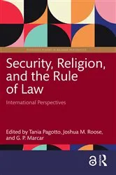 Book cover of Security, Religion, and the Rule of Law by Unknown
