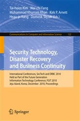 Book cover of Security Technology, Disaster Recovery and Business Continuity by Wai-chi Fang