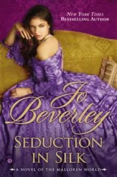 Book cover of Seduction In Silk by Jo Beverley