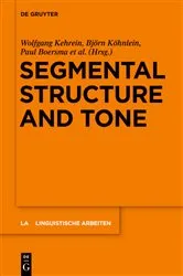 Book cover of Segmental Structure and Tone by Unknown