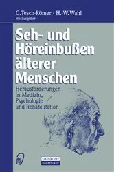 Book cover of Seh- und Höreinbußen älterer Menschen by Clemens Tesch-Römer