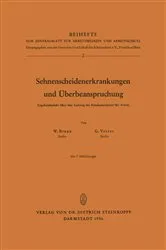 Book cover of Sehnenscheidenerkrankungen und Überbeanspruchung by W. Braun