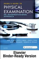 Book cover of Seidel's Guide to Physical Examination - E-Book (9th ed.) by Jane W. Ball RN? DrPH? CPNP