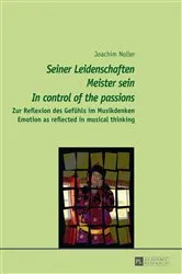 Book cover of «Seiner Leidenschaften Meister sein» - «In control of the passions» by Unknown