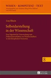 Book cover of Selbstdarstellung in der Wissenschaft by Nina Janich