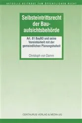 Book cover of Selbsteintrittsrecht der Bauaufsichtsbehörde by Unknown