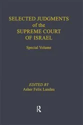 Book cover of Selected Judgments of the Supreme Court of Israel by Asher Felix Landau